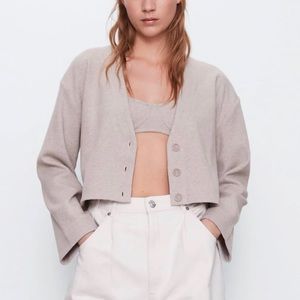 Zara Bra and Cardigan Set